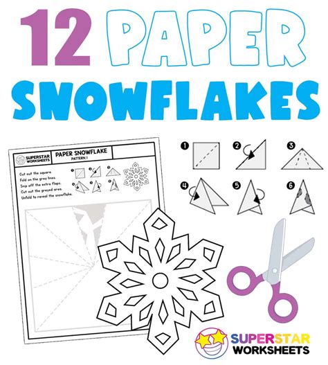 Paper Snowflake Cutting Templates