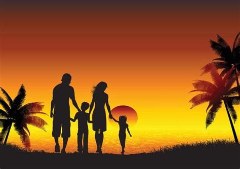 Family Silhouette Vector Art, Icons, and Graphics for Free Download