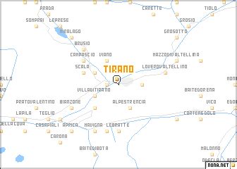 Tirano (Italy) map - nona.net