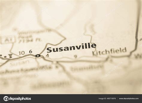 Susanville California Usa Map Stock Photo by ©aliceinwonderland2020 ...