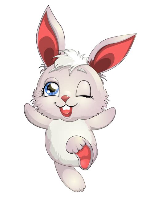 Cartoon Happy Rabbit Eps | Free Vector Graphic Download