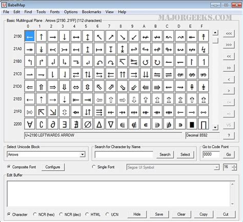 BabelMap 15.0.0.4 (Unicode Character Map for Windows)