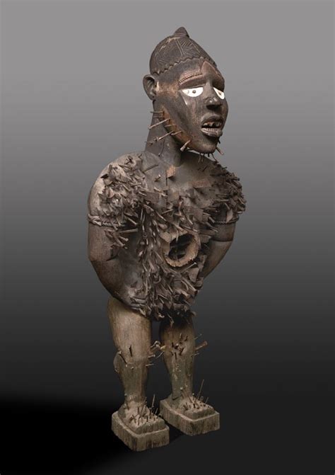 Kongo Power Figure Nkisi N’Kondi from the Democratic Republic of the Congo | Africa art, African ...