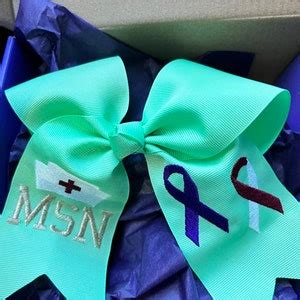 Monogrammed Hair Ribbon Ribbon With Monogram Monogrammed - Etsy