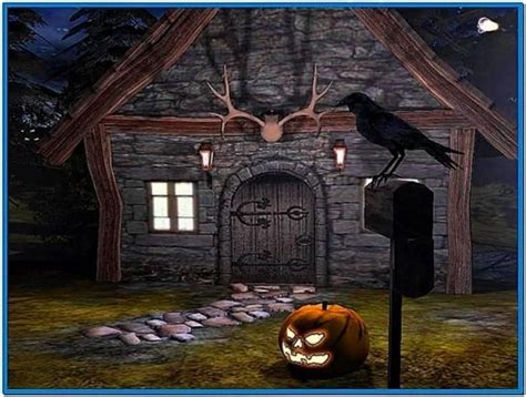 3D Spooky Halloween Screensaver - Download-Screensavers.biz