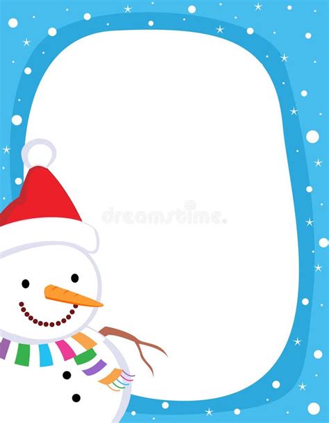 Snowman Clip Art Banners and Borders Stock Illustration - Illustration ...