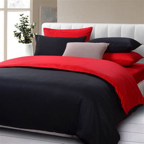 Red and Black bedding. | Queen bedding sets, Red bedding, Red bedding sets