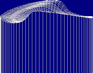 3D modeling: two-head spinning combustion (dynamics of front structure)