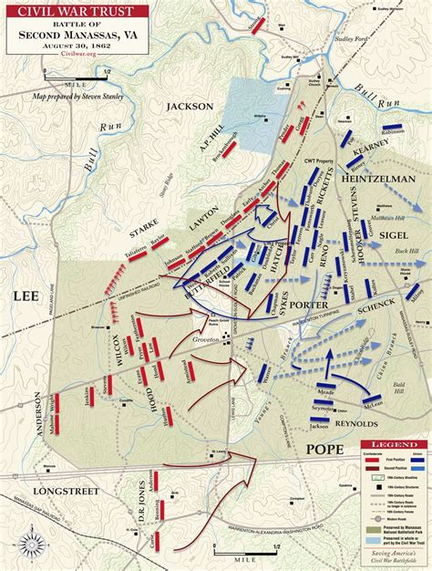 Second Manassas - Longstreet’s Assault - August 30, 1862 | Civil war history, Civil war battles ...