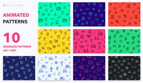 Animated Seamless Patterns | OUTLANE