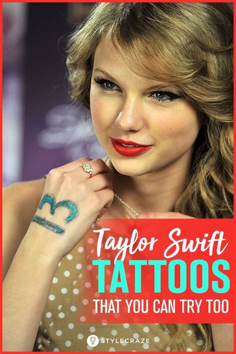 24 Outstanding Taylor Swift Tattoos That Everyone Should Try | Taylor swift tattoo, Picture ...