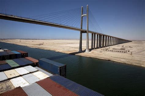 Suez Canal Bridge, Egypt Photograph by Science Photo Library - Fine Art ...