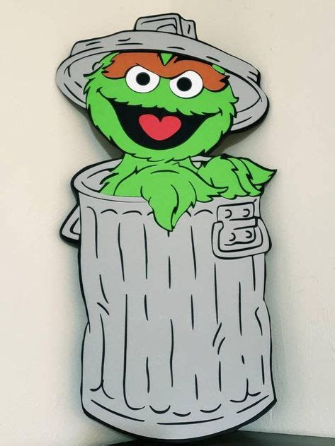 10 Trash can ideas in 2020 | oscar the grouch, grouch, sesame street