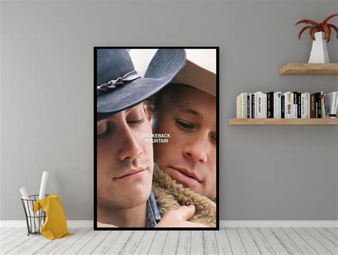 Brokeback Mountain Movie Poster High Quality Canvas Wall Art Room Decor ...