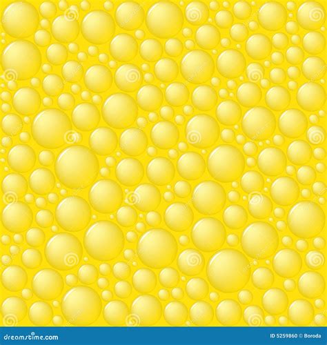 Bubbles on Yellow Background. Stock Vector - Illustration of bubbles, translucent: 5259860