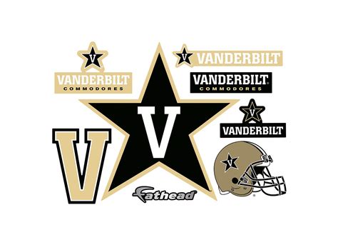 Vanderbilt Commodores Logo Wall Decal | Shop Fathead® for Vanderbilt ...