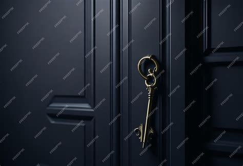 Premium AI Image | House key in the door