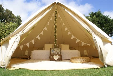 wedding bridal bell tent interior | Teepee tent camping, Tent glamping ...