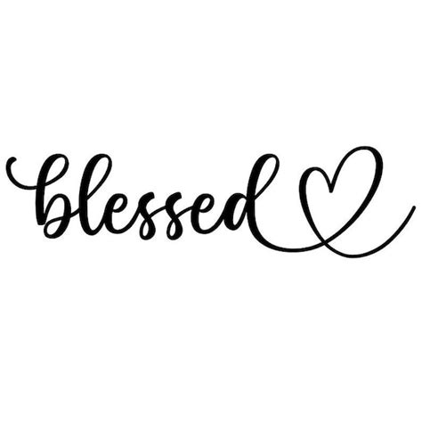 Blessed SVG Blessed Heart SVG Blessed Door Sign SVG Digital | Etsy Canada