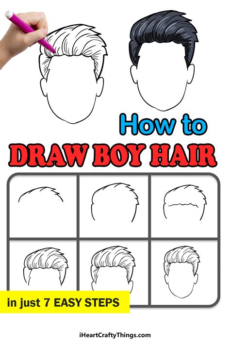 Aggregate more than 144 boy hairstyles drawing best - camera.edu.vn