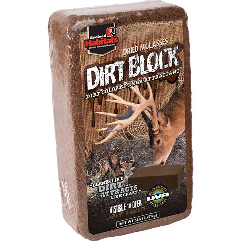 Evolved Habitats 5 lb. Dirt Block Deer Attractant | Academy