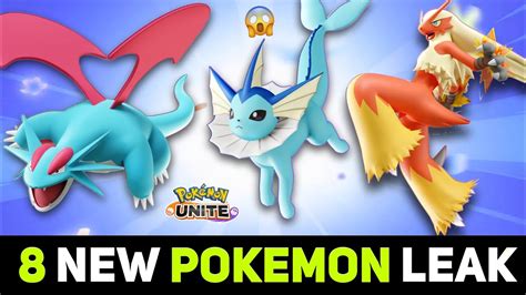 Upcoming 8 New Pokemon in Pokemon Unite 2023-24 | New Pokemon Leaks in Pokemon Unite - YouTube