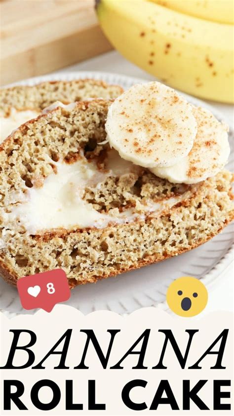 BANANA ROLL CAKE | Banana recipes, Banana roll, Banana bread pudding