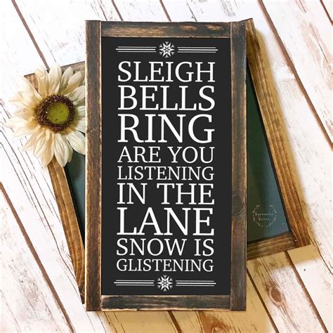 Sleigh Bells Ring Are You Listening Christmas Cut File - Etsy