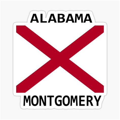 "ALABAMA FLAG" Sticker for Sale by crds2222 | Redbubble