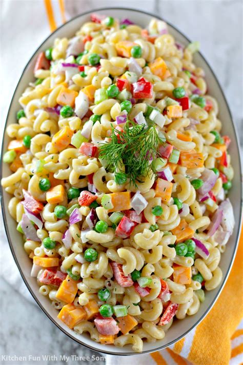 Make this Easy Macaroni Salad Recipe as the perfect side dish for a cookout, party, or barbecue ...