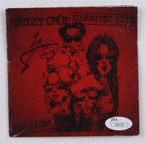 Vince Neil Signed Motley Crue "Greatest Hits" CD Cover (JSA) | Pristine ...