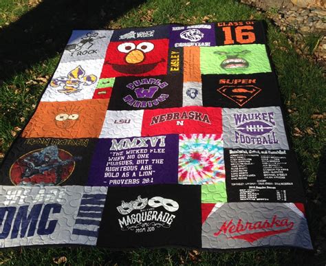 Graduation t-shirt quilts | Campus T-shirt Quilts by Cindy Swanson