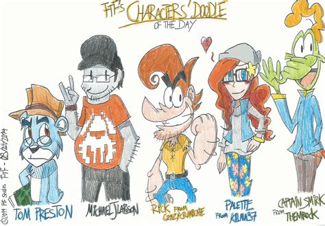 Characters' Doodle of The Day - 09/24/2014 by FTFTheAdvanceToonist on DeviantArt