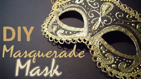 DIY: Masquerade Mask (from scratch) - YouTube