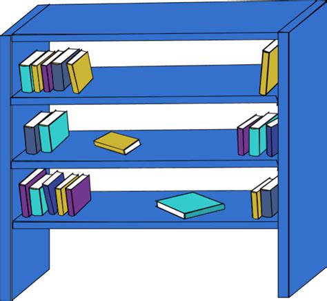 bookcase clipart - Clip Art Library