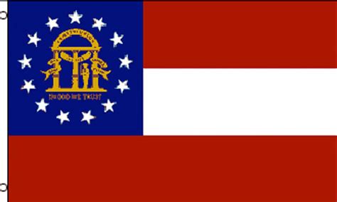 Georgia State Flag - State Flags - Georgia Flag - A1 Flags and ...