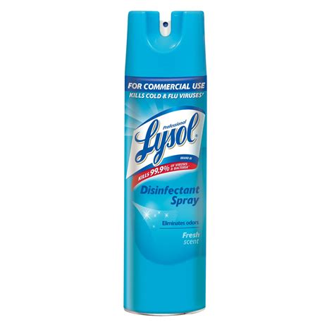 Professional Lysol Disinfectant Spray, Fresh, 19oz - Walmart.com - Walmart.com