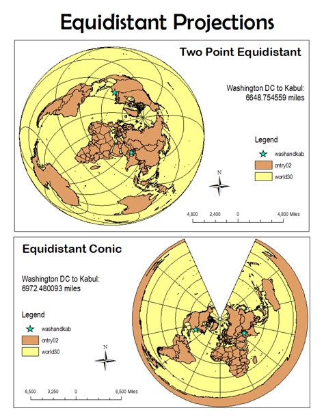 Drea's Labs for Geog7: ArcMap: Map Projections