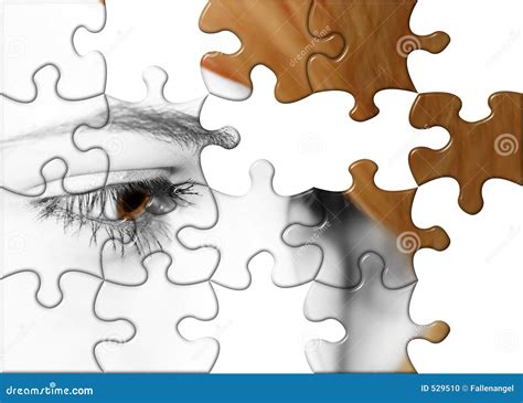 Puzzle Eye Stock Photo - Image: 529510