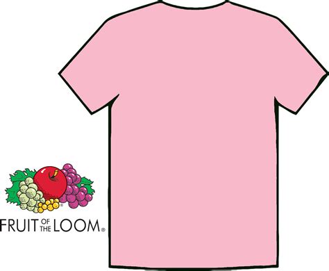 Download HD Light Pink Cross Clip Art - Pink T Shirt Template Transparent PNG Image - NicePNG.com