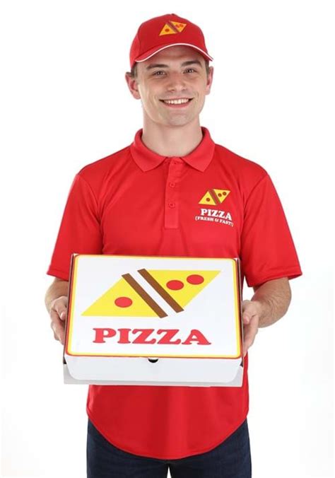 Adult Pizza Delivery Guy Costume