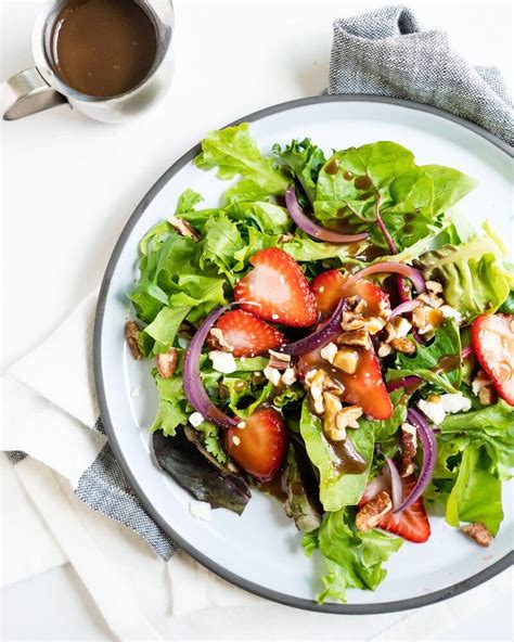 Strawberry Salad with Balsamic Vinaigrette – A Couple Cooks