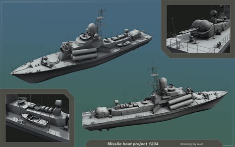 Missile boat project 1234 by Awiz on DeviantArt