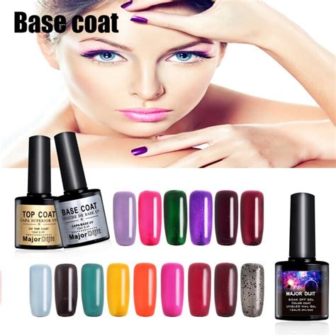 Major Dijit 12ML New Pearl Color Gel Polish Nail Art Salon UV Nail Gel Polish Soak Off Gel Nail ...