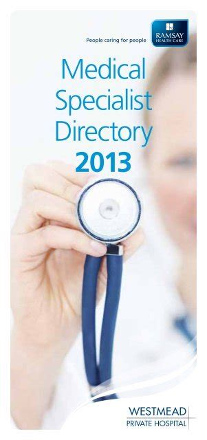 VMO directory - Westmead Private Hospital