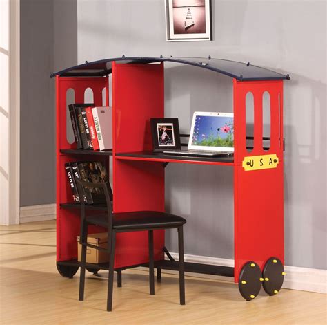 Desk & Bookcase Bookcase Desk, Black Bookcase, Kids Bookcase, Black ...