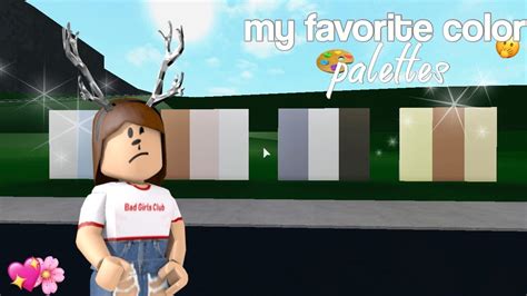 Preppy Color Palette Bloxburg