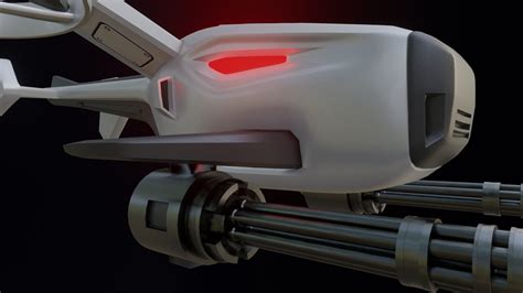 Combat Drone Concept 3D model - TurboSquid 2014695