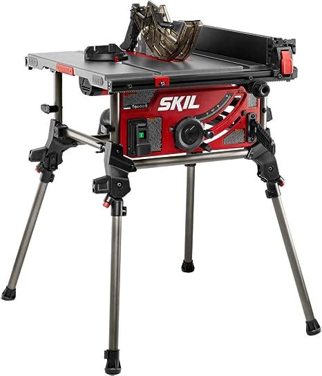 SKIL 15 Amp 10 Inch Portable Jobsite Table Saw with Folding Stand ...