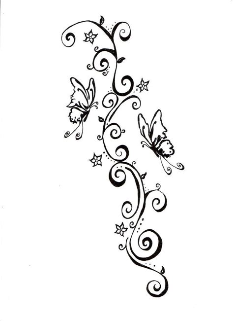 Butterflies and swirls tattoo design by lynettecooper on DeviantArt ...